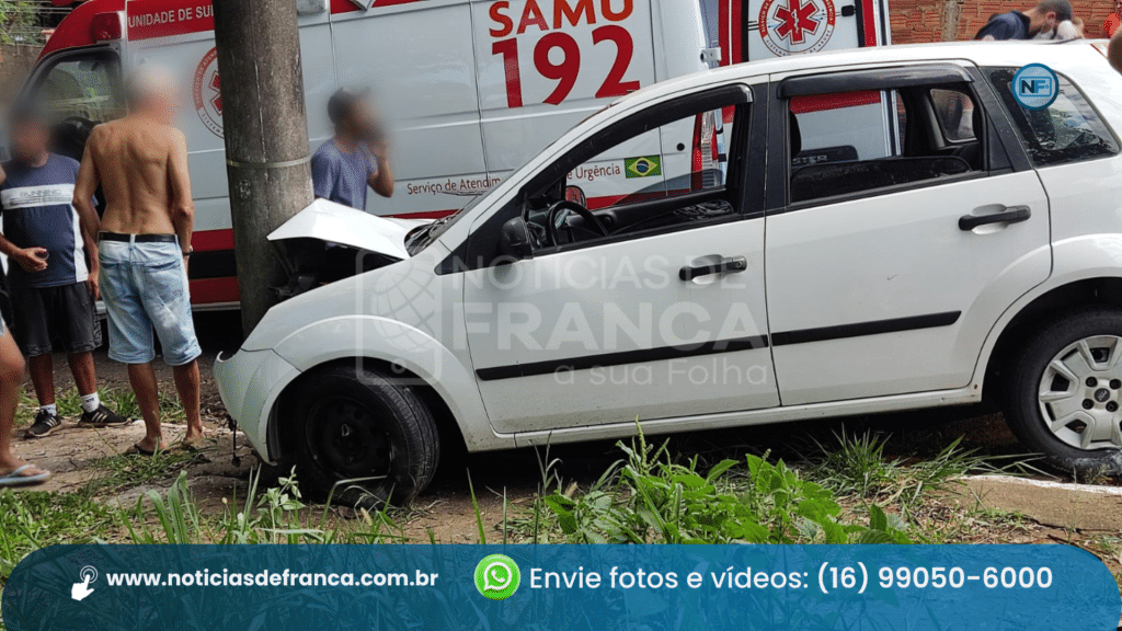 Not Cias De Franca Motorista Fica Ferido Ap S Perder Controle De