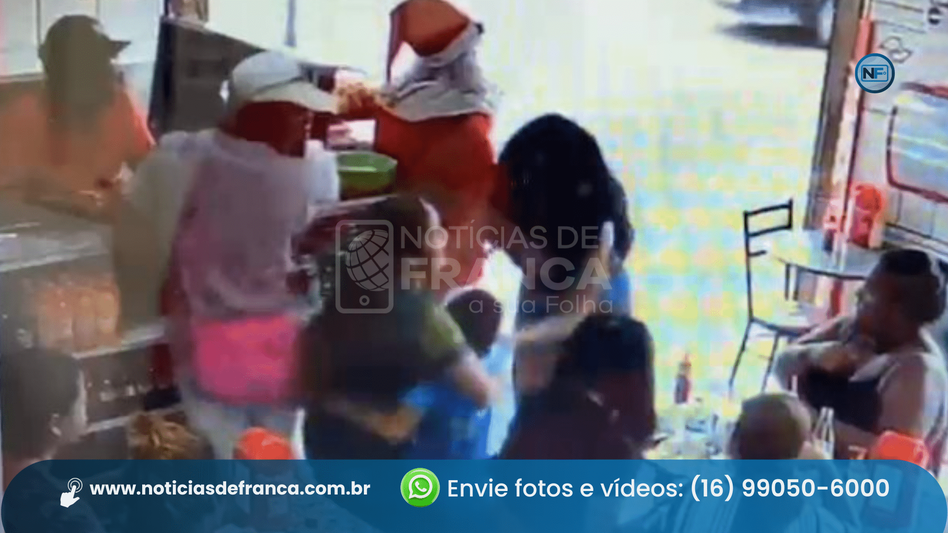 Notícias de Franca - Vídeo flagra momento em que mulher tenta sequestrar  garoto de 12 anos dentro de pastelaria