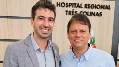 Daniel Bassi e governadro tarcísio