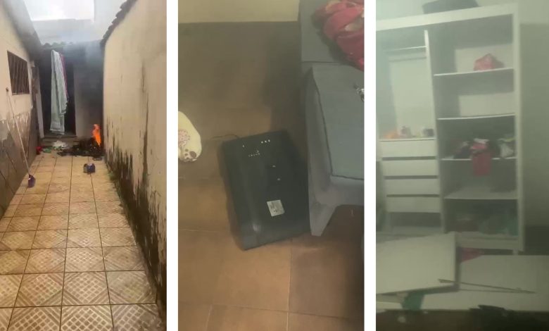 Viatura policial durante atendimento de ocorrência de violência doméstica em Franca após prisão de suspeito
