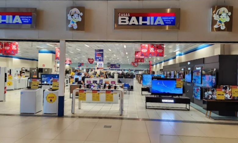 Loja da Casas Bahia no Franca Shopping, que teve as atividades encerradas em agosto de 2026.