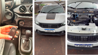 Veículo apreendido pela Polícia Civil em Franca após negociação de R$ 80 mil envolvendo suspeita de carro clonado.